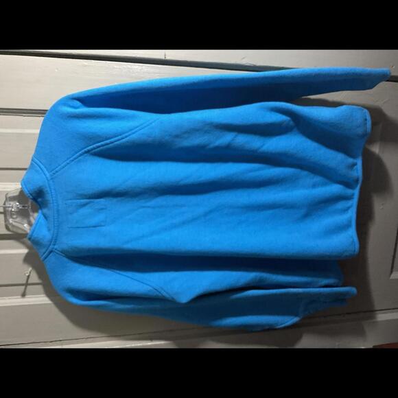 Dumpster Diver Cozy Blue Fleece Pullover Made from Recycled Bottles XL - Picture 9 of 9